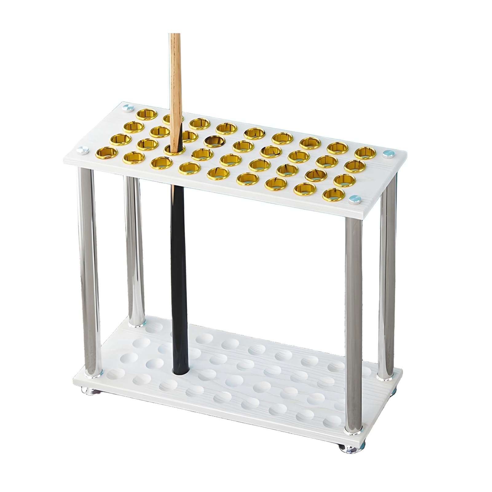 Porte-queues de billard 36 trous rangement sécurisé support stable