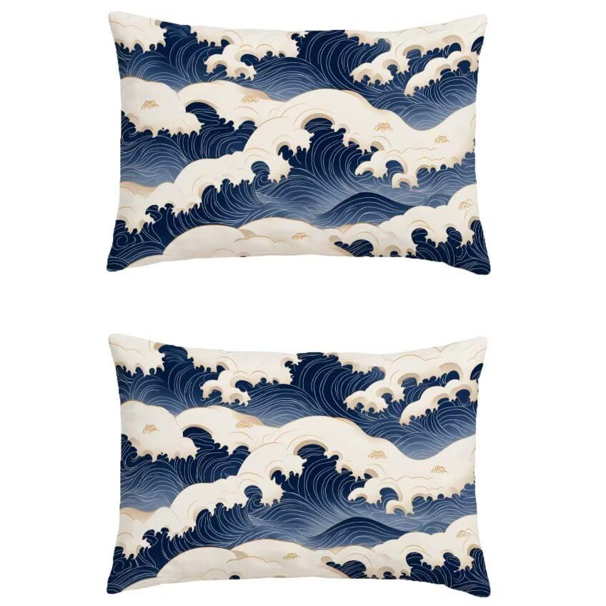 Housse coussin exterieur pour un patio chaleureux en automne 50x70