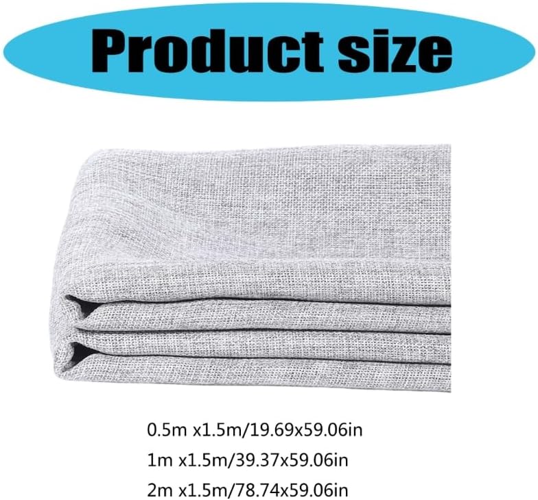 Speaker Grill Cloth Speaker Fabric Speaker Grill Cloth Enhances Sound(2mx1.5m,Light Grey)