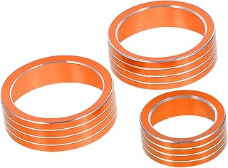 BESTOYARD 3 Peças Tampa Do Botão Do Ar Condicionado Acessórios Do Carro Bling Ar Condicionado Botão Ac Do Carro Anel Console Botão Cobre Acessórios Para O Seu Carro Ac Para Carro Apêndice