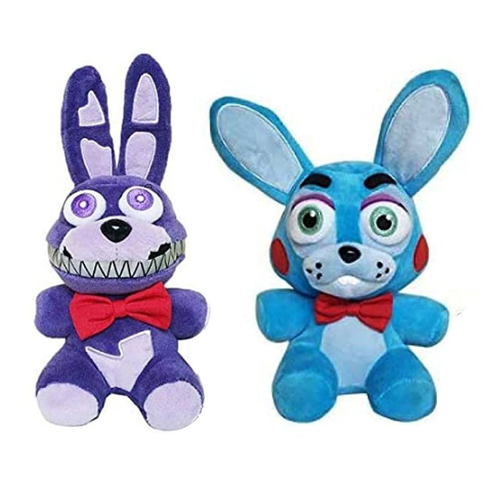 Plush Toy Bonnie Plush,Nightmare Bonnie Plush, Doll Children's Gift Collection2-piece (Bonnie+Nightmare Bonnie)…