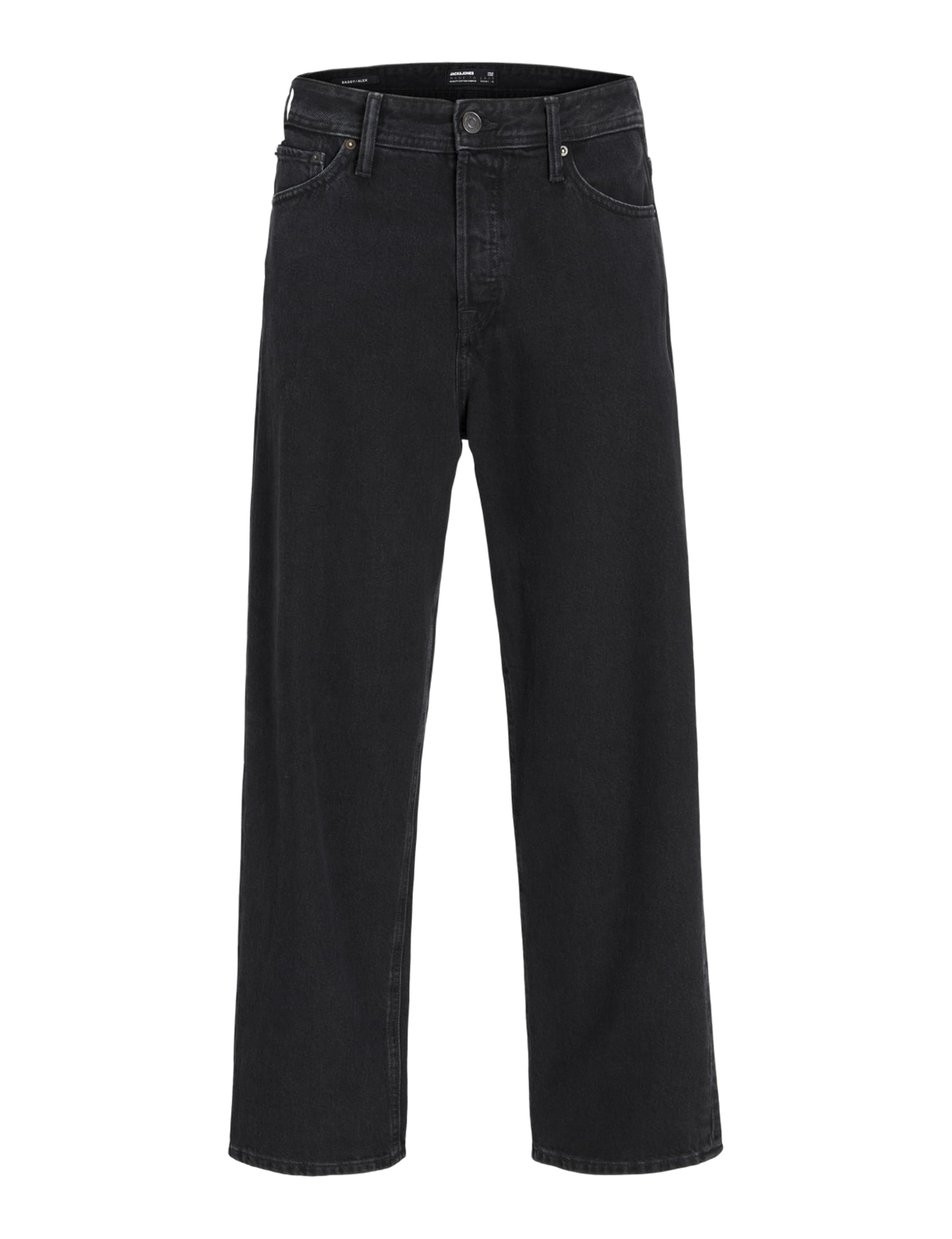 JACK & JONES Mens Alex 306 Jeans Black Denim 32W / 32L