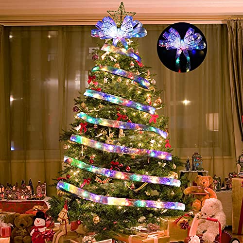 Tira LED de 4 metros, cinta de encaje deslumbrante, 4 m, 40 ledes, tira de tira de luces LED, alimentado con pilas AA,luces decorativas para Navidad interiores y exteriores, fiestas, bodas (color-A) Cover