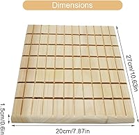 Vista 2 de Litewoo Juguetes masticables de madera para el cuidado de los dientes y garras de la tabla de arañazos de conejo, chinchilla, cobaya, conejo