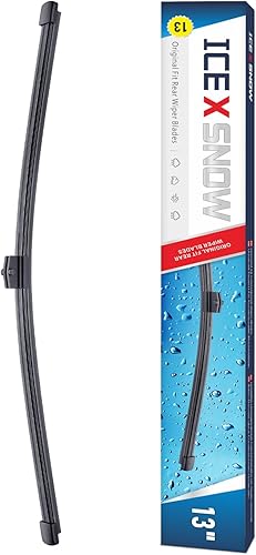 Repuesto de escobilla limpiaparabrisas trasero de 13 pulgadas para Audi Q3 2022-2019 Q5 2017-2009BMW X1 2021-2016 X2 2023-2018Porsche Cayenne