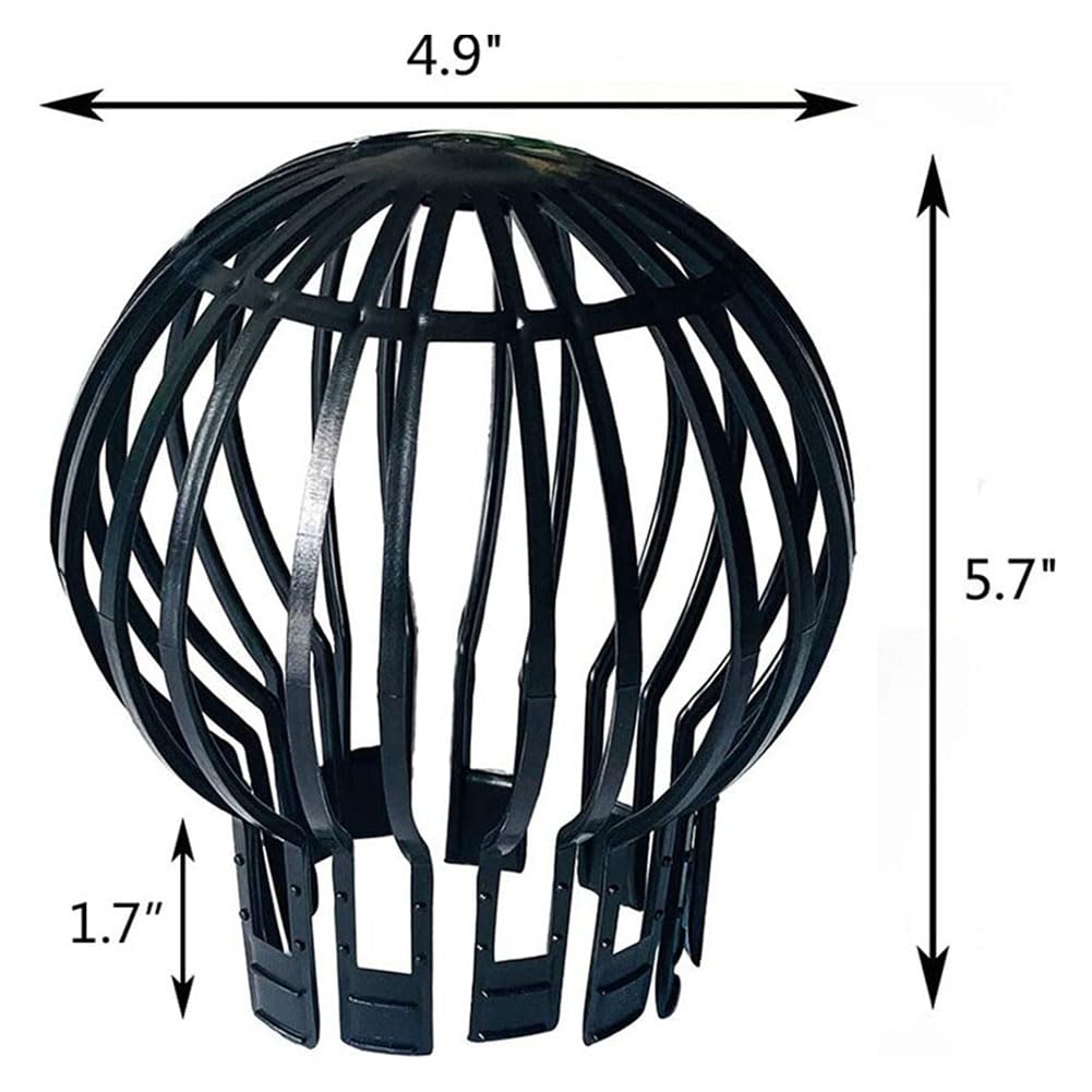Dachrinnenschutz 2m Lang Laubfang 100mm-125mm Laubstopp In Schwarz