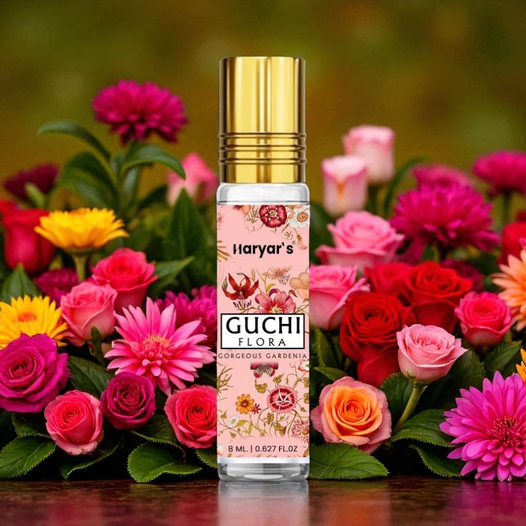 Haryar's Gucchi flora attarfor Men & Women – Luxurious Romantic Perfume with Long-Lasting Fragrance, 08ml – Sensual & Elegant Scent for Special Occasions (Gucii Flora) - Image 6 thumbnail