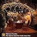 Nielfoi Warm White Christmas Lights Outdoor, 66ft 640 LED Icicle Lights for Outside House with Connectable Clear Wire 8 Modes Timer, Plug in Waterproof for Eaves Yard Party Indoor Holiday Decoration