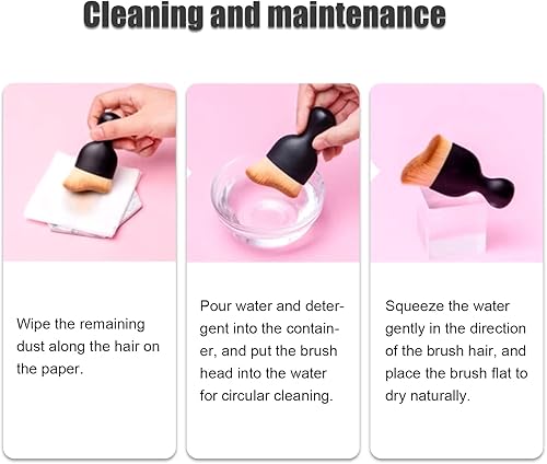 Miniatura 7 de Ajxn 2 cepillos suaves de limpieza interior del automóvil, cepillo de detalles automáticos, cepillo de plumero para salpicadero, aplicable para