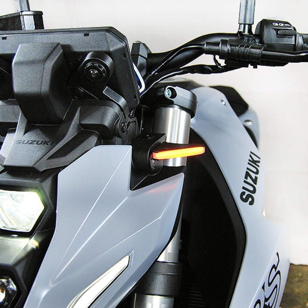 New Rage Cycles Front Turn Signals Compatible With Suzuki GSX-8S (2023 - Present) GSX-8R