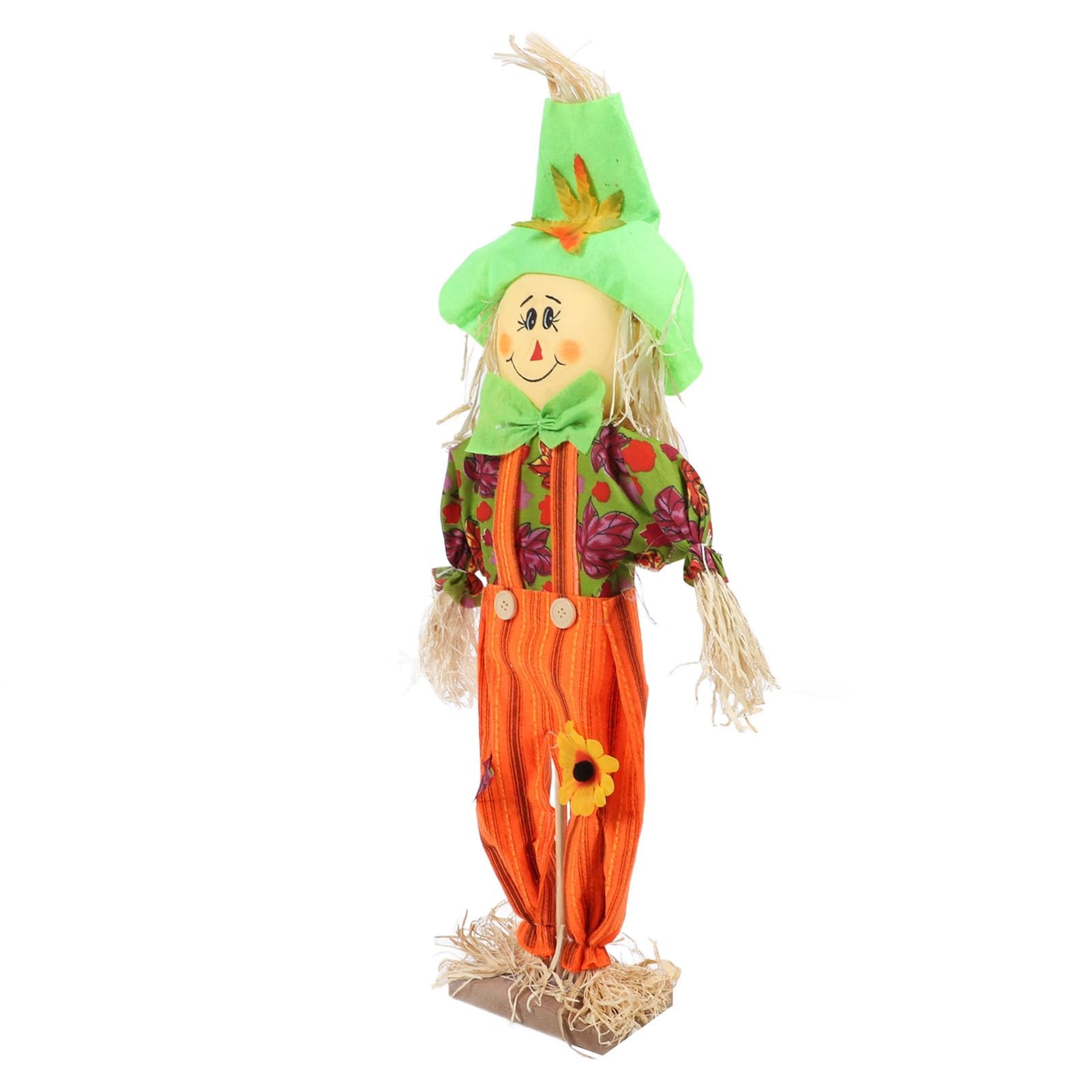 Changor Statuetta di Spaventapasseri Decorazione Autunnale Carina per la Protezione del Giardino Spaventapasseri del Ringraziamento in Tessuto Oxford da 60 Cm (Pantaloni da uomo in stile)