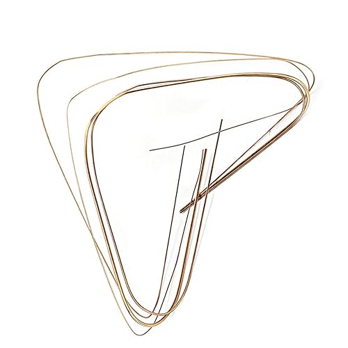 Miniatura 3 de 4pcs 0.020 in, 0.028 in, 0.039 in, 0.059 in Oro Cobre Varillas de soldadura Alambre de soldadura para la fabricación de joyas