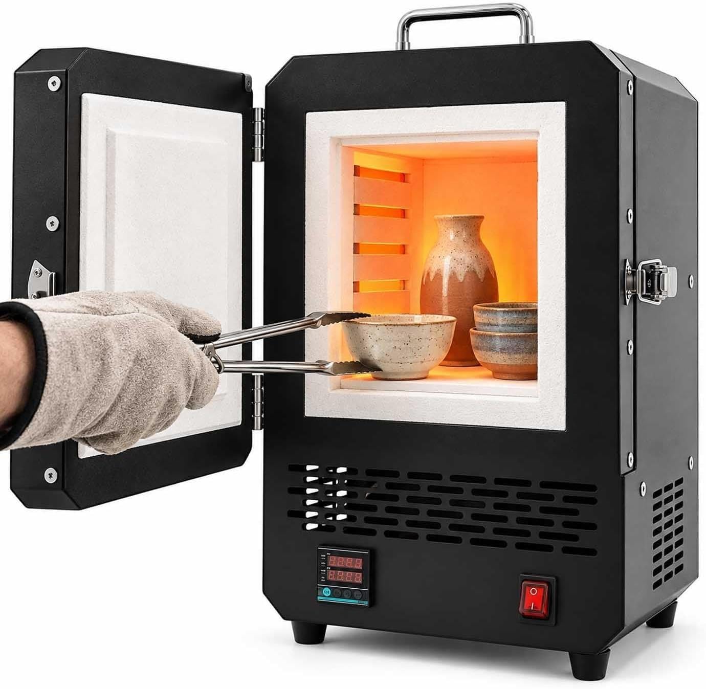 Forno Per Gioielli Da 1200℃,Forno Elettrico Da 1500w Per Ceramica Domestica