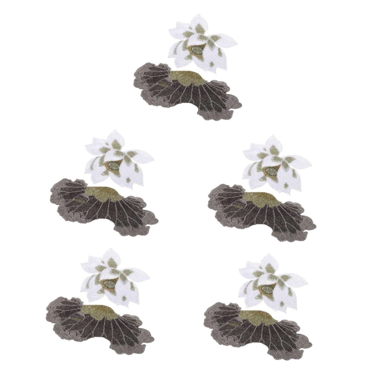 GALPADA 10pièces Patches Thermocollants Fleurs Brodées Appliques Pour Vêtements Décoration Et Réparation De Vêtements Et Chapeaux
