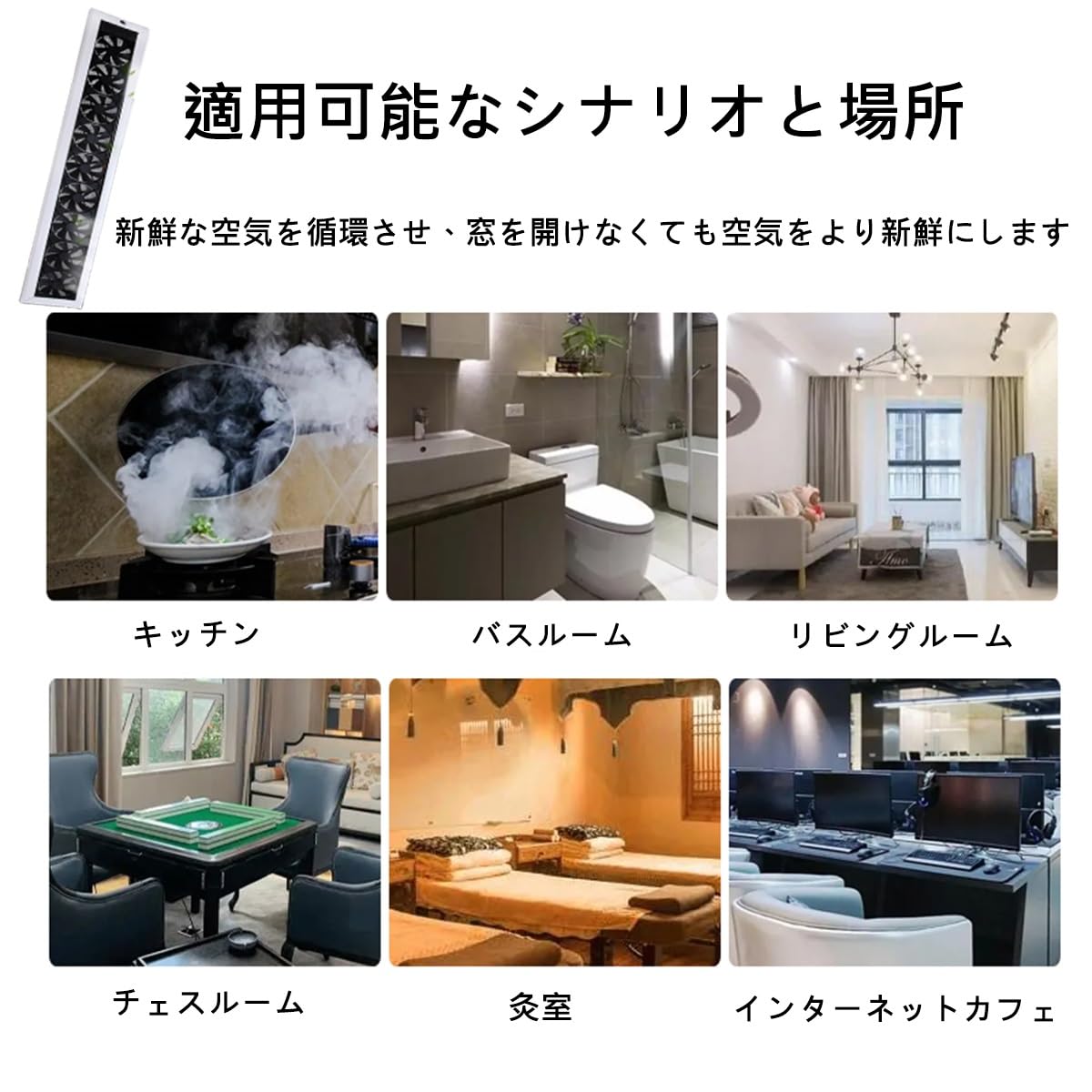 Amazon.co.jp: Tbfyou 窓用換気扇 窓が閉められる、快適ゾーンの窓用