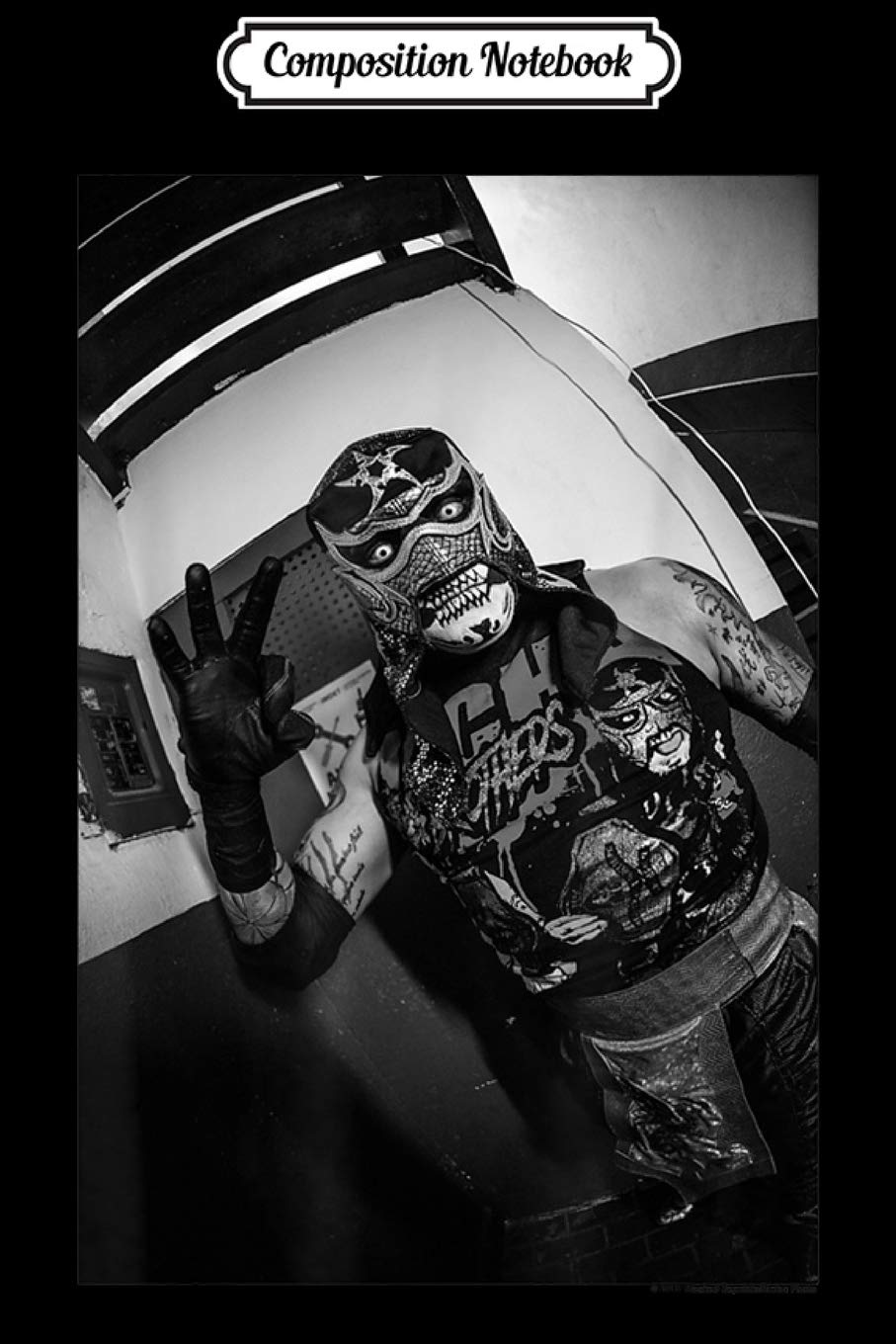 Composition Notebook: Legends of Lucha Libre Penta Zero M Rockstar Portrait Journal/Notebook Blank Lined Ruled 6x9 100 Pages