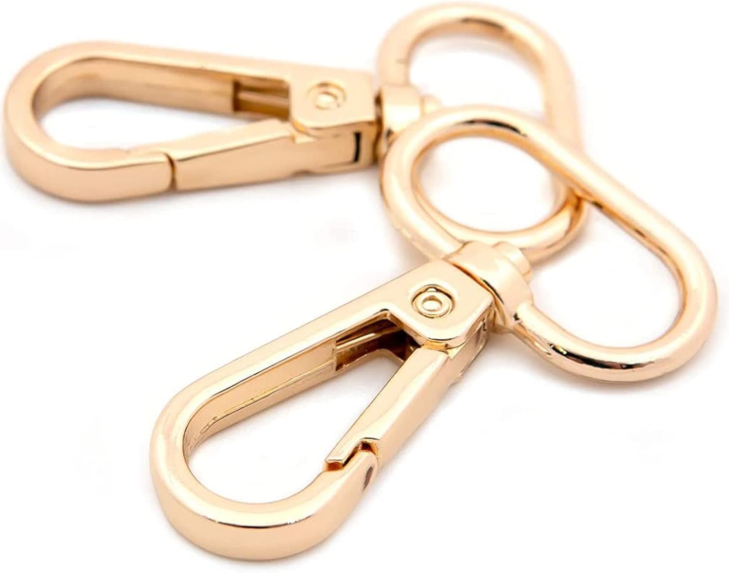 1 inch Swivel Lobster Clasps Swivel Hooks for Purse Making Hardware Buckle Handbag Craft 15pcs Swivel Clip Clasps Gold