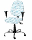 Blue Camels Office Chair Covers Stretchable Abstract Date Coconut Tree Aloe Vera Rhombus Rustic Split Computer Desk Chair Cover Universal Spandex Chair Seat Covers Rotating Boss Arm Chair Slipcovers