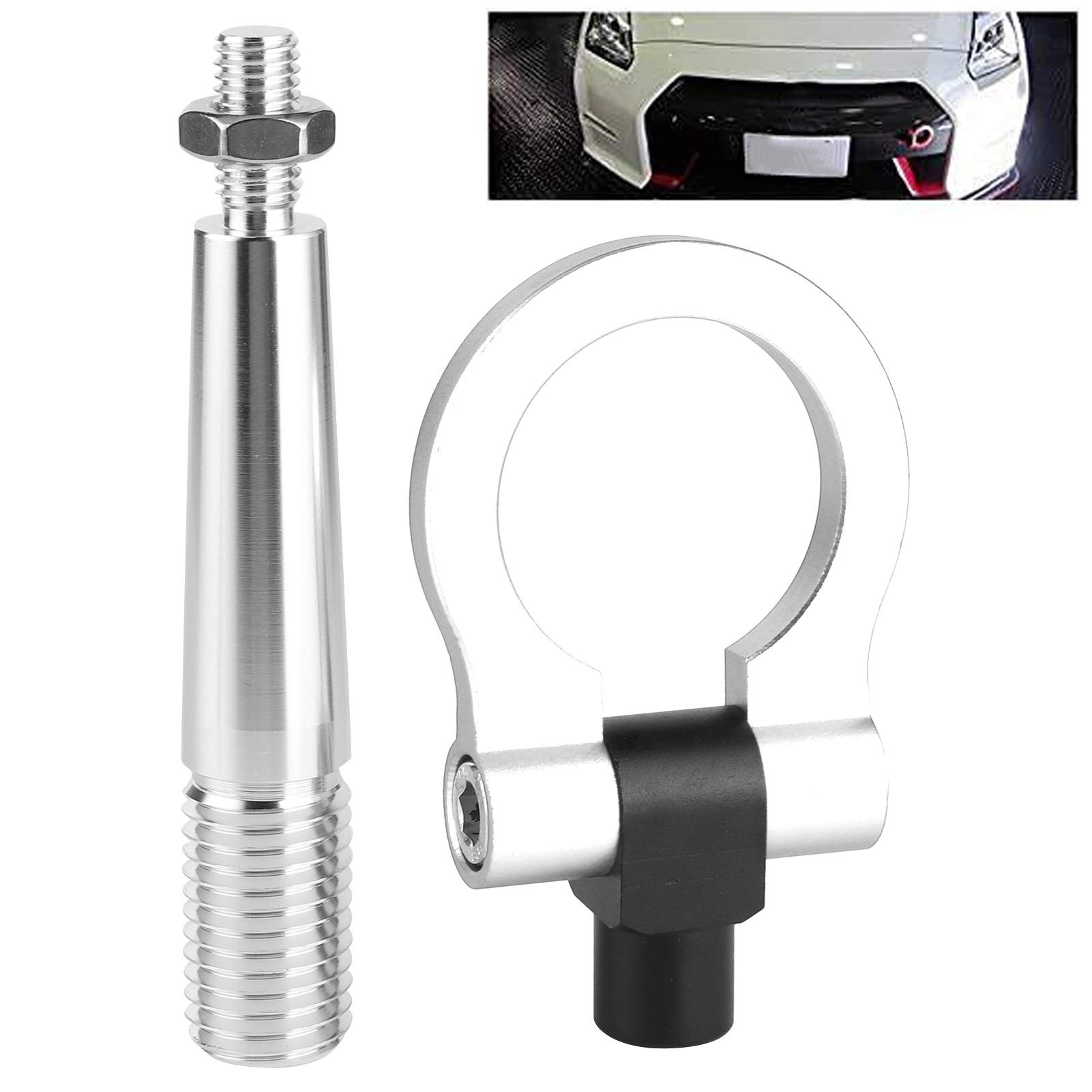 KIMISS Hak holowniczy TH45TW do FX35/FX45/FX50 QX70, śrubowany, styl JDM, do wyścigów