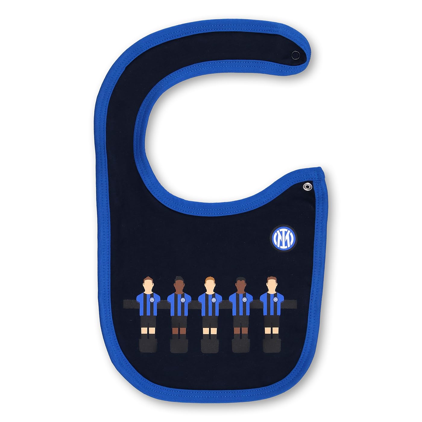 Inter - Bavaglino Neonato, 100% cotone, Prodotto Ufficiale