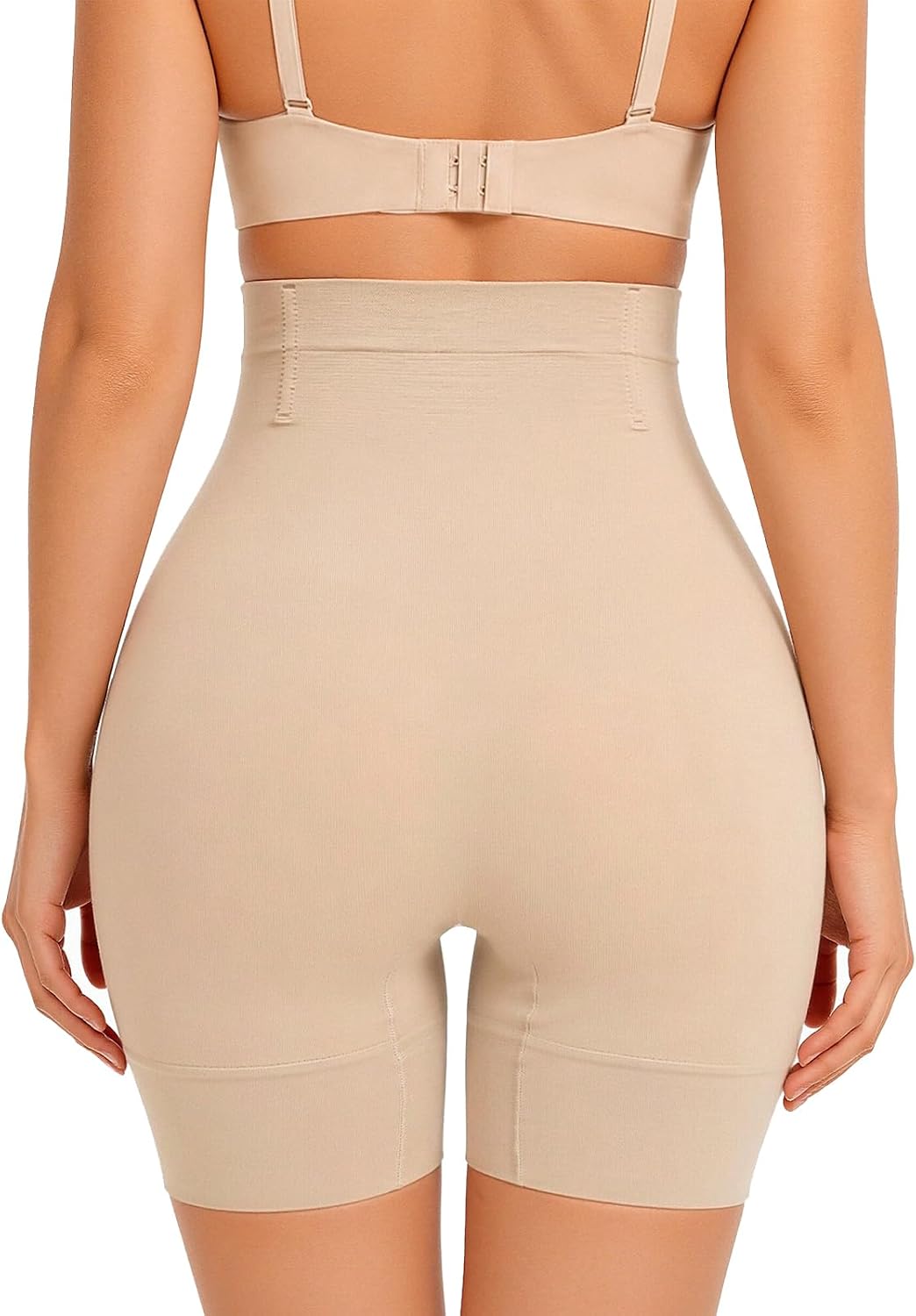 Women's Shapewear Shorts High-waisted Body Shaper Short Seamless Shapewear Tummy Control Shorts Thigh Slimmer