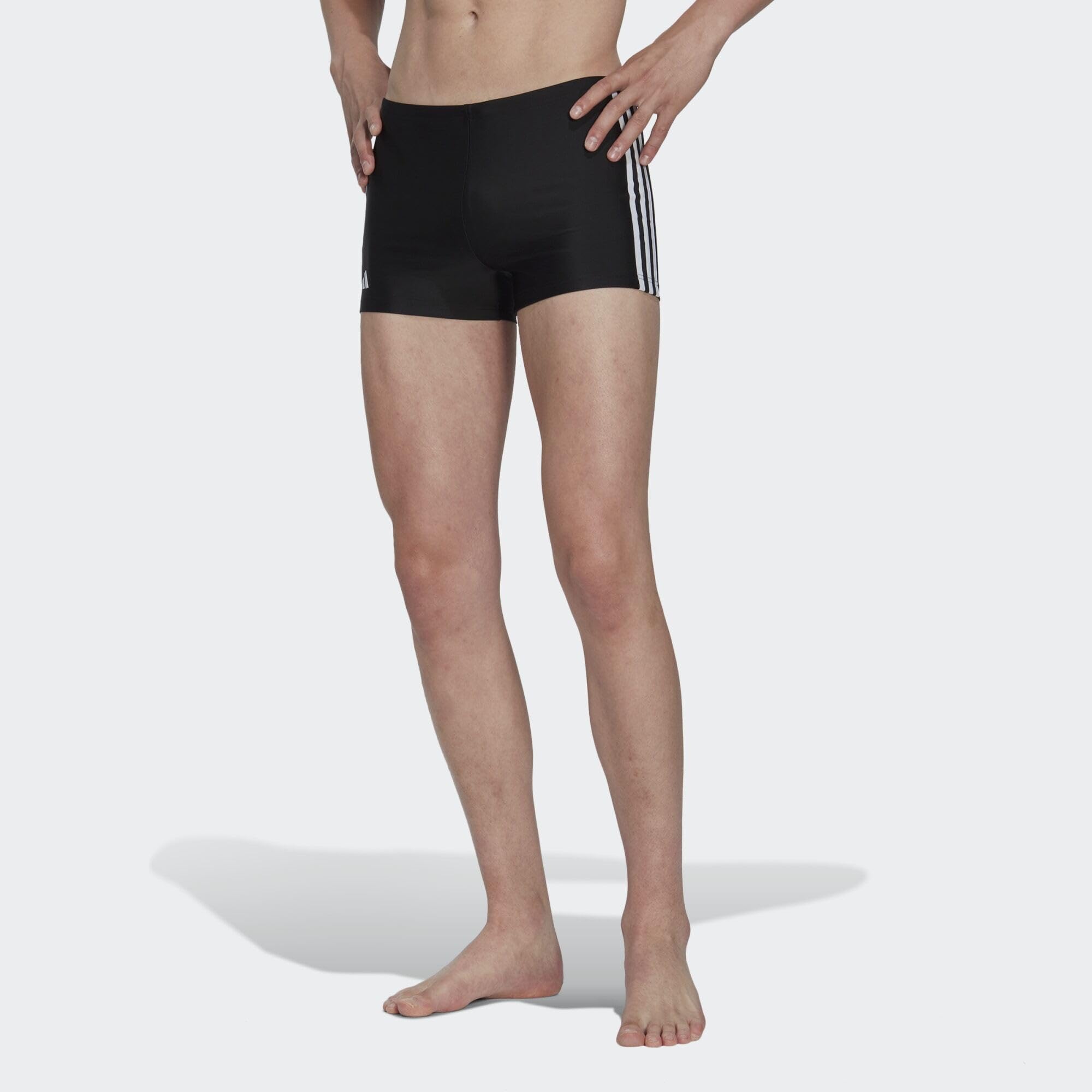 Image secondaire de Boxer de Natation adidas Homme 3-Stripes Noir et Blanc