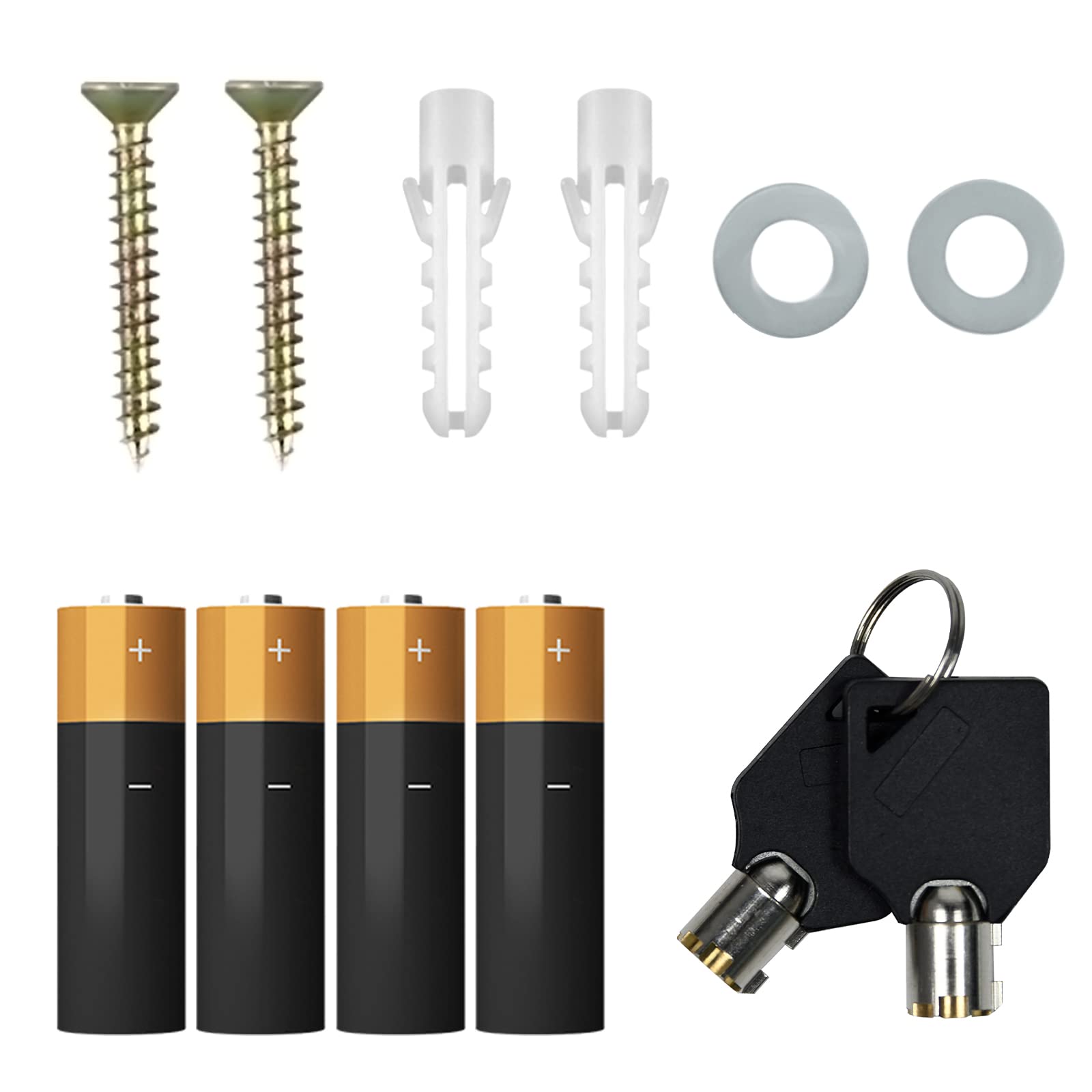 FIVMEN Safe Cassaforte per mobili da casa, impermeabile, 12 l, con codice di sicurezza e chiavi di sicurezza e funzioni di allarme, cassaforte