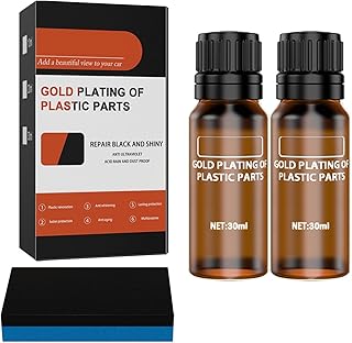 Plastic Restoration for Cars, Plastic Refresher, Interior Cleaner, Plastic Care Car, Repair Agent for Car Plastics, Plastic Restoration Agent for Car, Cleaning Tools (Pack of 2)