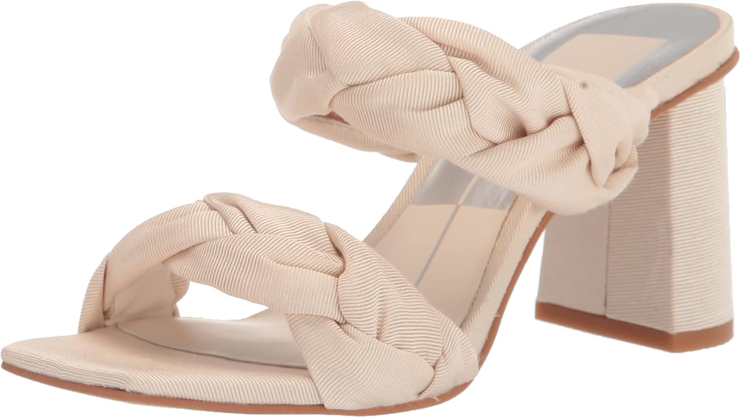 DOLCE VITA Women's PHEBY Sandal, Beige Silk, 9.5