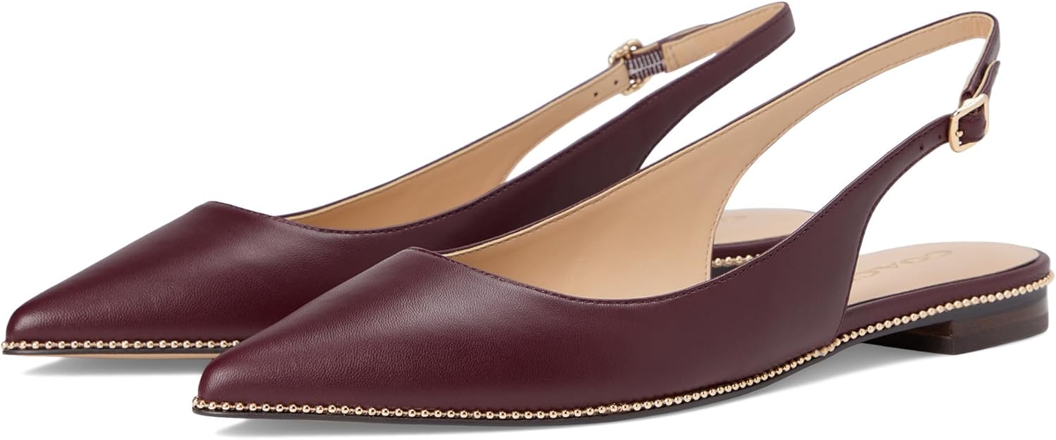 Coach Women's Claire Leather Skimmer Slipper