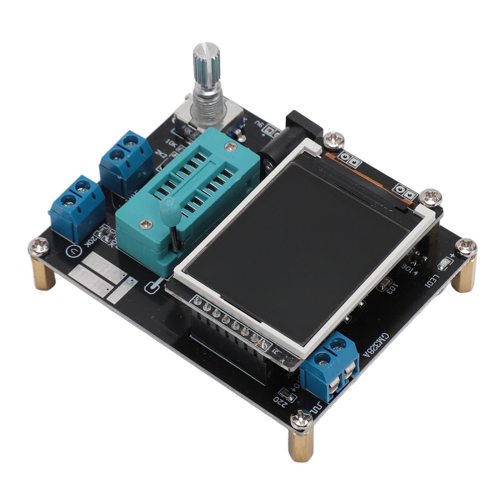 Acouto GM328 Transistor-Tester, Volt-Frequenzmessgerät, 160 X 128 Farbdisplay, 8 X 20 Zeichen, Diodeninduktivität, Kapazitätsmesser, 160 128 Farbe, 8 20 D, GM328 Transistortester, Frequenz