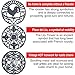 Silicone Trivet for Hot Dishes, Pots & Pans - Decorative Non Slip Mat Comes in 3 Different Country Designs - Protective Pads for Kitchen Counter (7.5 inch Round, 3-Set, Dark Gray)