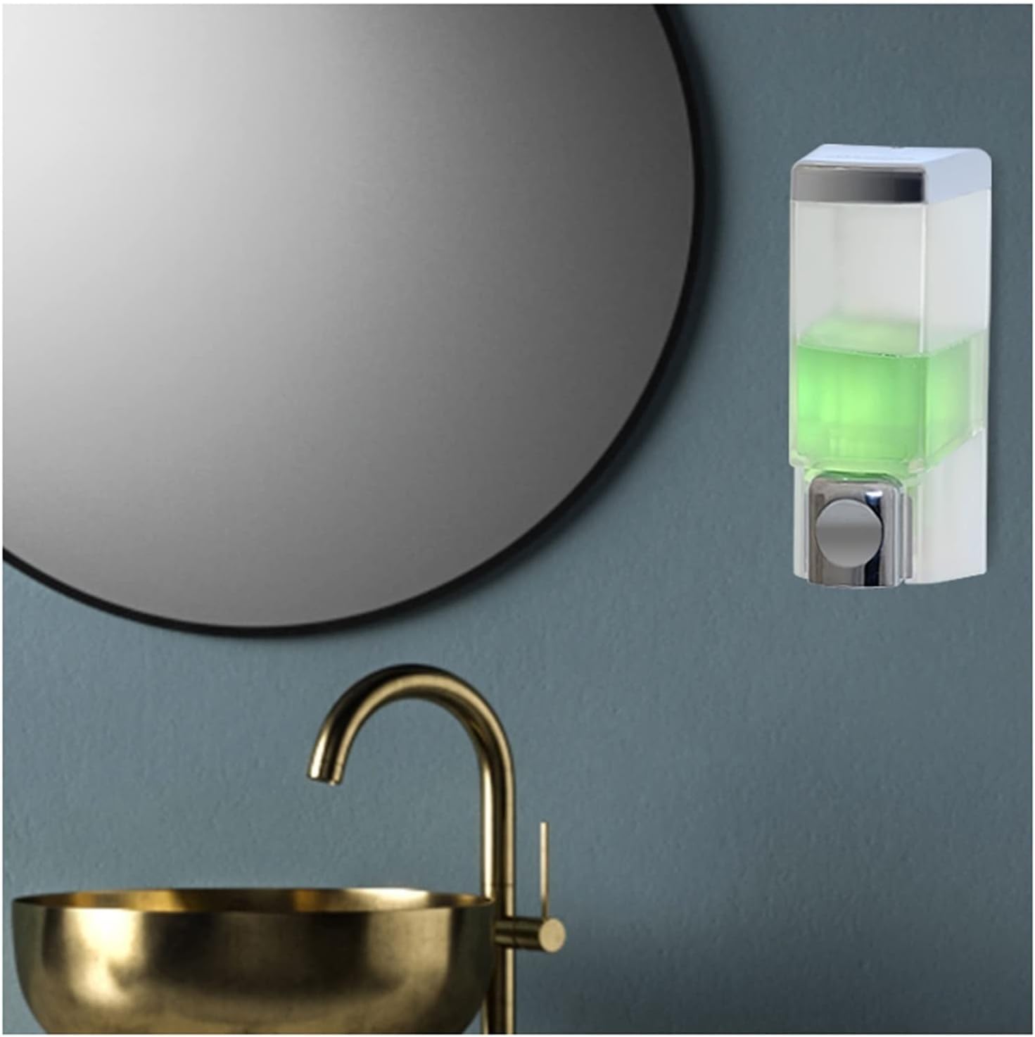 Soap Dispenser Bathroom and Toilet Soap Dispenser Wall-Mounted Soap Dispenser Kitchen Restaurant Soap Dispenser Bathroom Soap Dispenser(B)