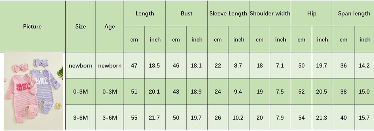 FYBITBO Baby Girl Newborn Clothes Mamas Girl Outfit Long Sleeve Romper Onesie Fall Winter Jumpsuit Infant Coming Home Outfit - Image 7