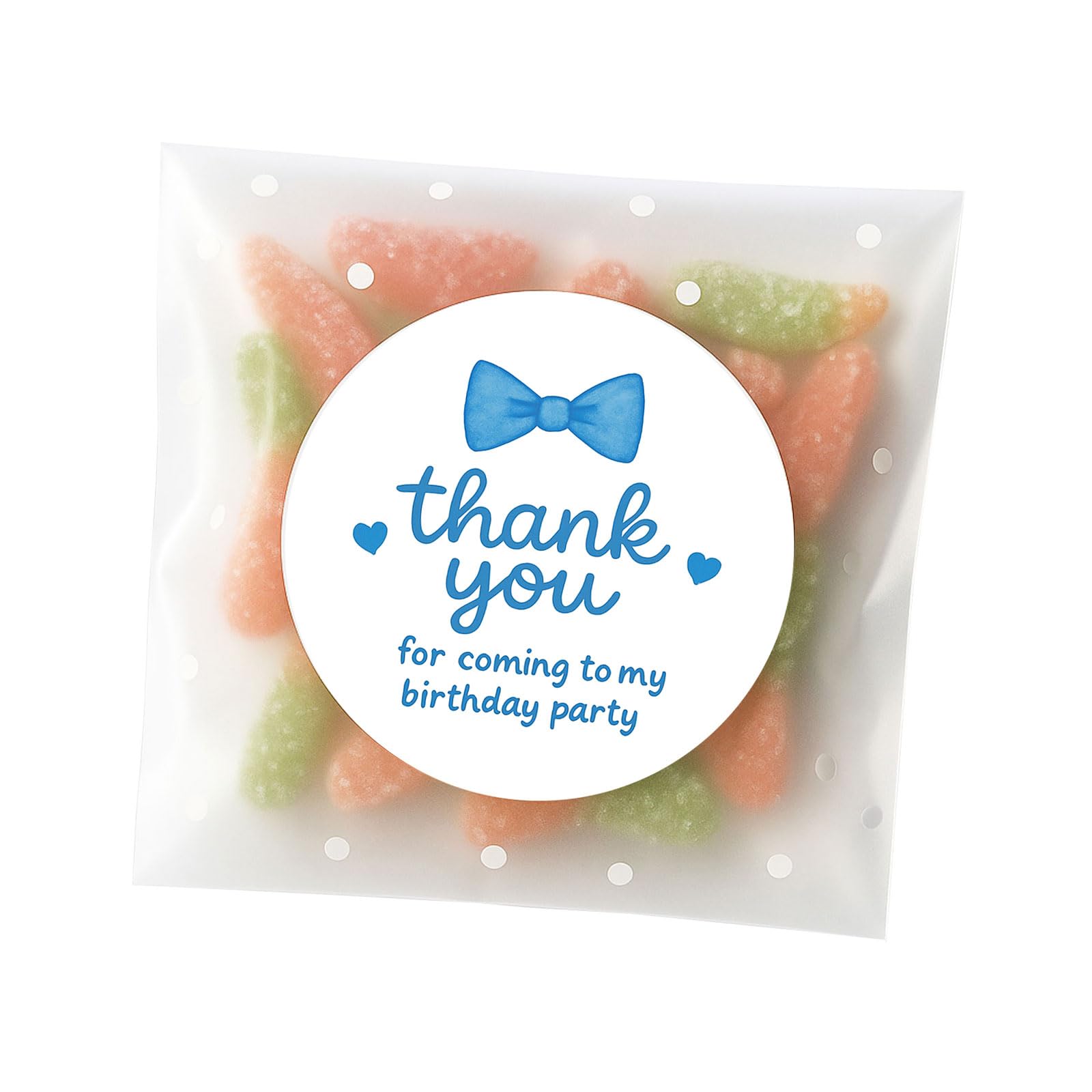 120 x “Thank You for Coming to My Birthday Party” Sweet - Style Stickers for Boy’s Birthday Parties, Envelope Stickers for Birthday Party Invitation (