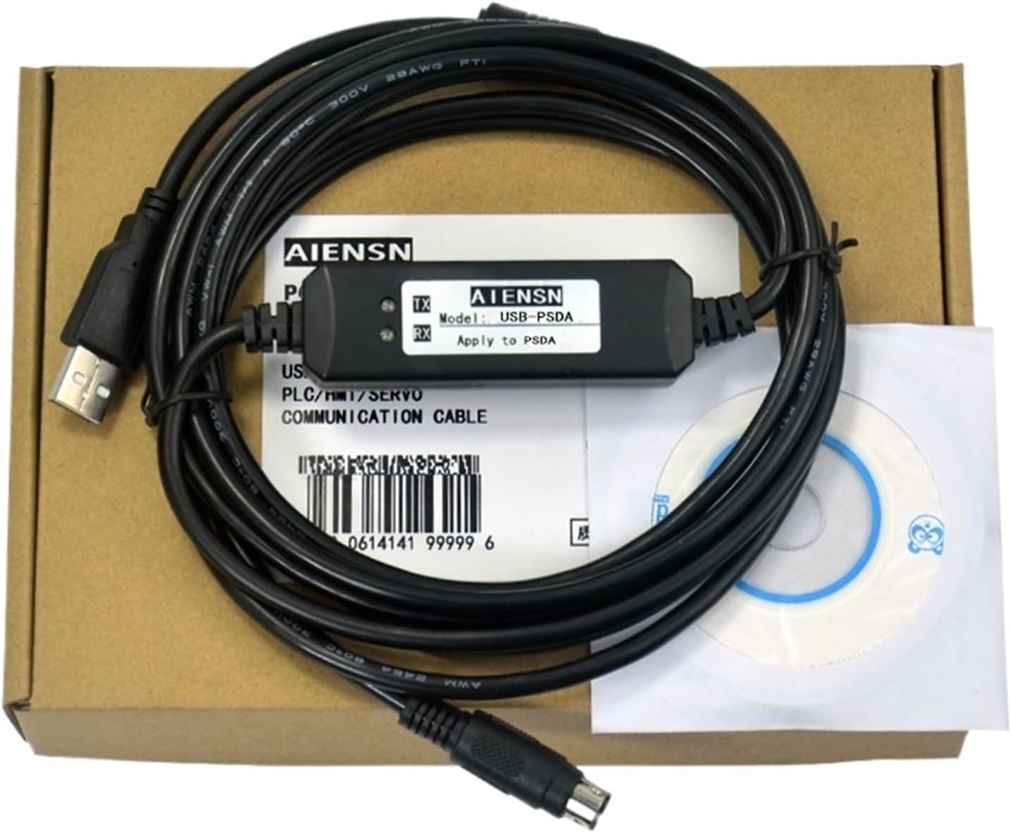 Suitable for operation control PSDA series servo drive debugging cable Computer programming download communication data line