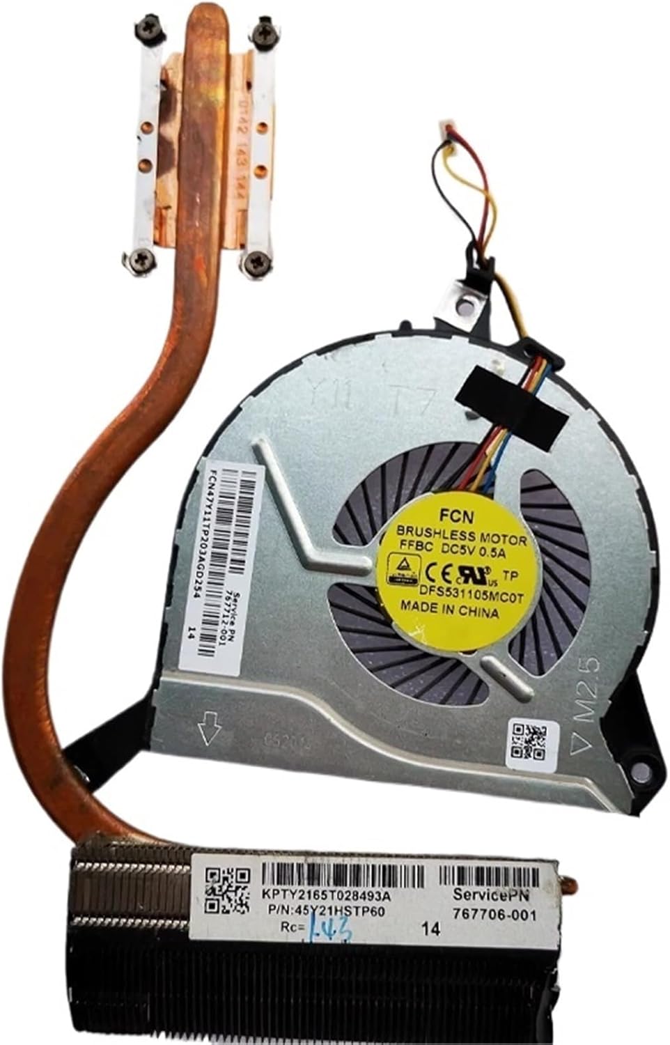 for 14-P 15-P 17-P 15-K 14-V Cooling Fan Cooler Fan Radiator HeatSink 767776-001 767706-001(Cooling Fan Set)