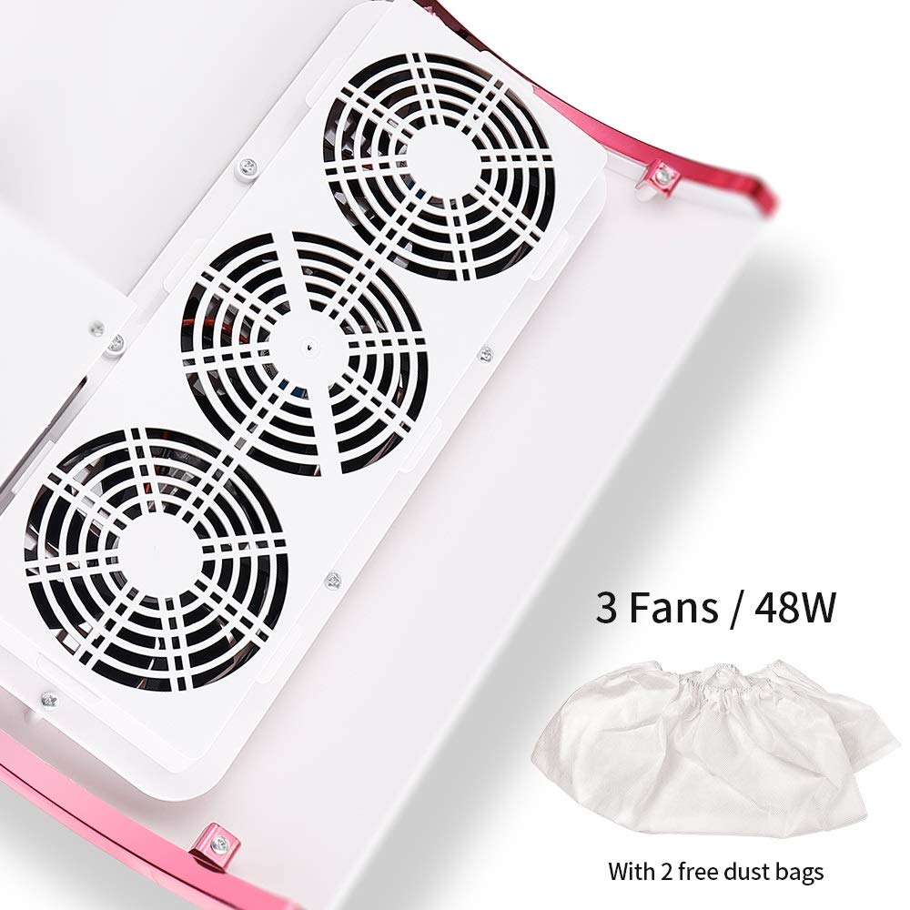 Aspirapolvere per unghie professionale, aspiratore per polvere per unghie, 30000PRM, trapano elettrico per manicure e pedicure, smerigliatrice portatile, macchina per nail art in acrilico con 2 sacc