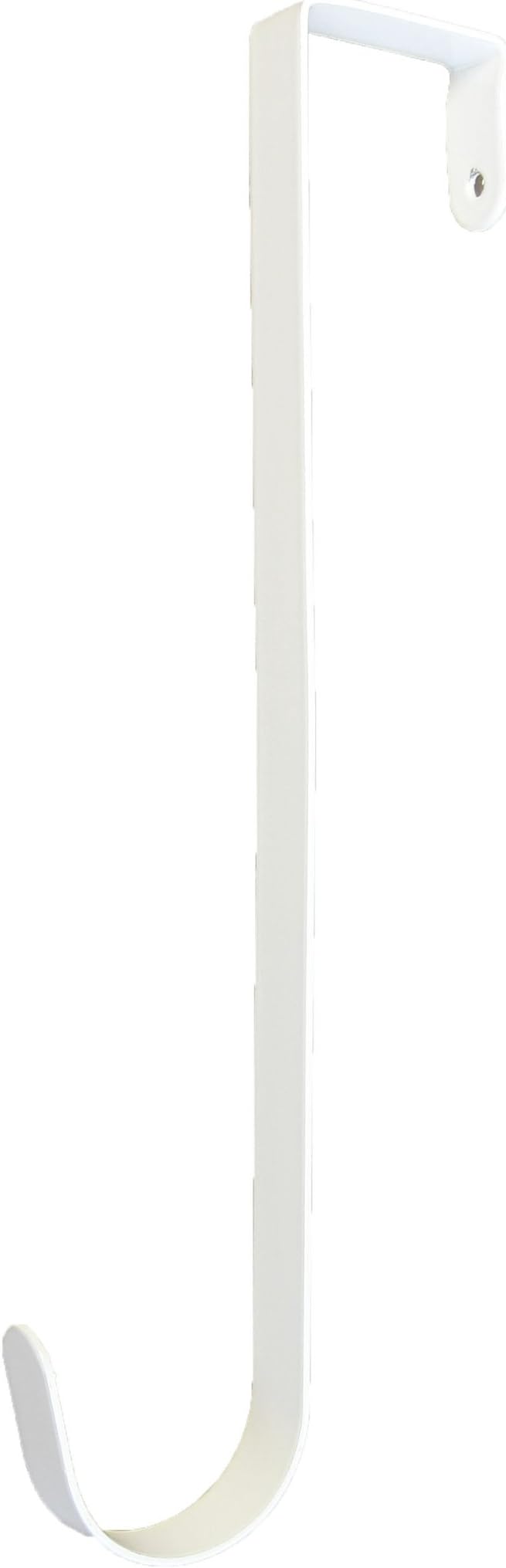 Fenix Manufacturing SmartHook Heavy Duty Powder Coated Wreath Hanger - Available in Seven Colors (Sky White, 2)