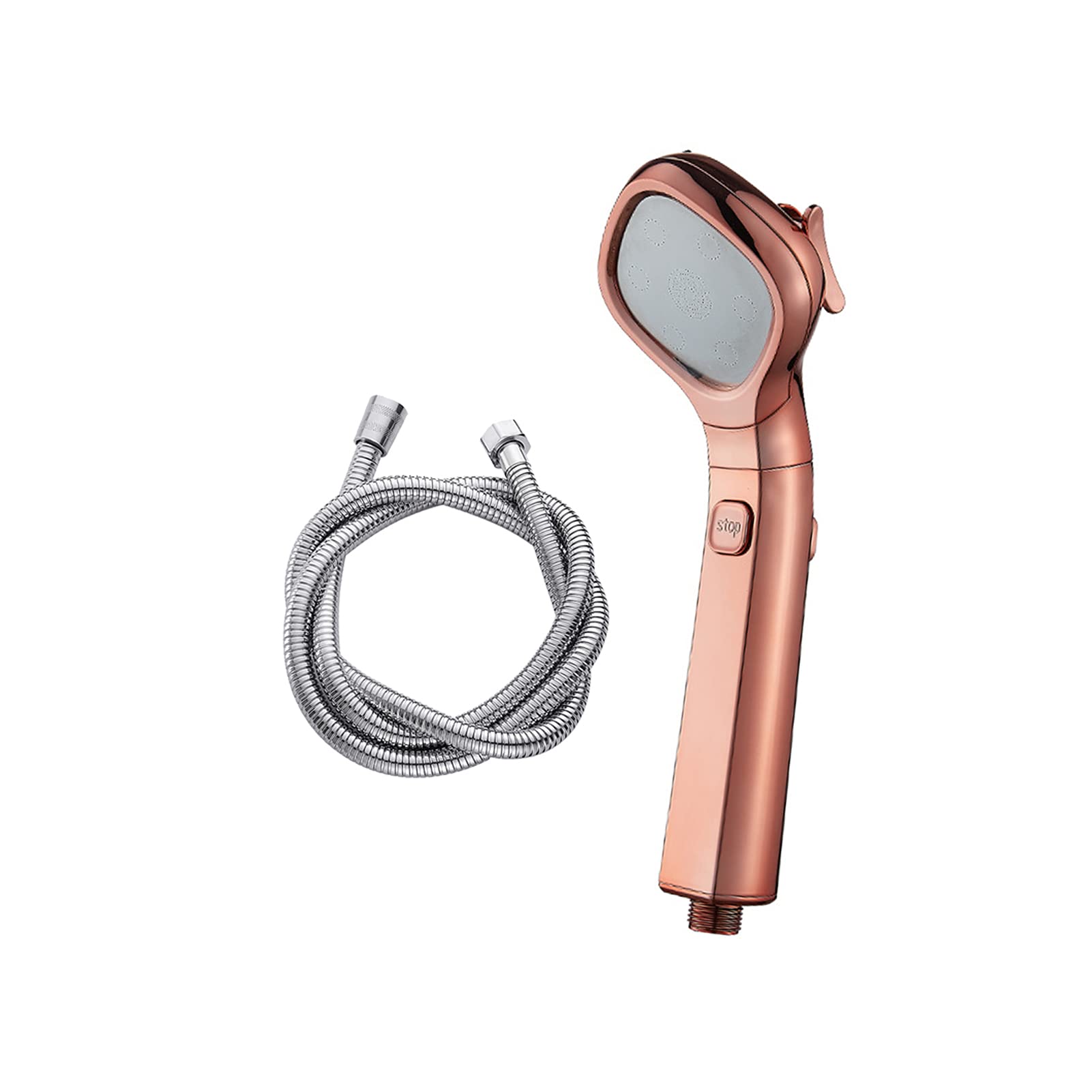 Set de 2 piezas oro rosa ideal para organizar tu tocador y joyas