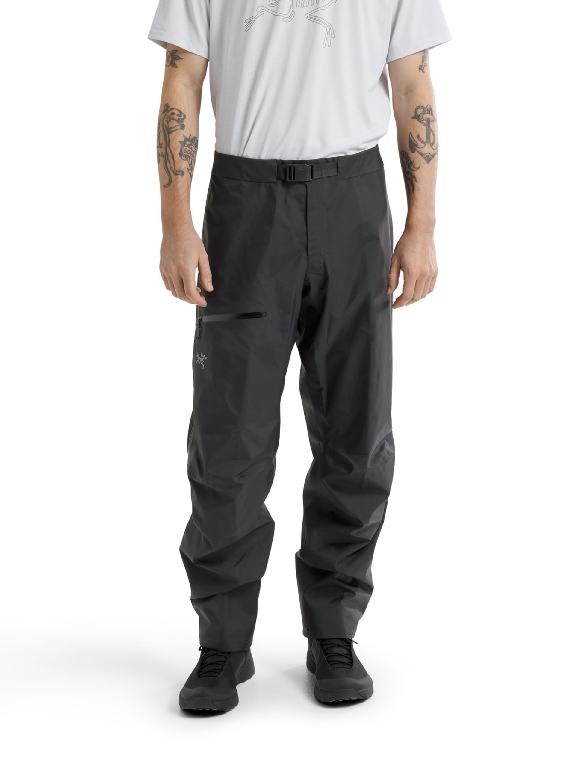 Arc'teryx Beta Pant Men's | Waterproof Breathable All-Mountain Shell Pant - Redesign | Black, Medium Tall