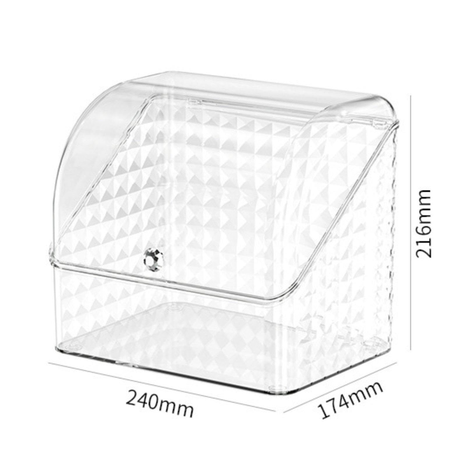 Porta Scrivania, Organizer Portatile per Il Pane, Contenitore per Il Pane per Cucina, Ingresso, Negozio, Camera da Letto, Diamante Trasparente
