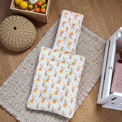 Image of NEW COMERS 3 in 1 Carry Nest Portable Cushion Bed with Waffle Texture Soft 100% Pure Muslin Padding Lightweight Travel Friendly Multi-Use Carry Wrap with Secure Support Design | Unisex Carry Bag Nest