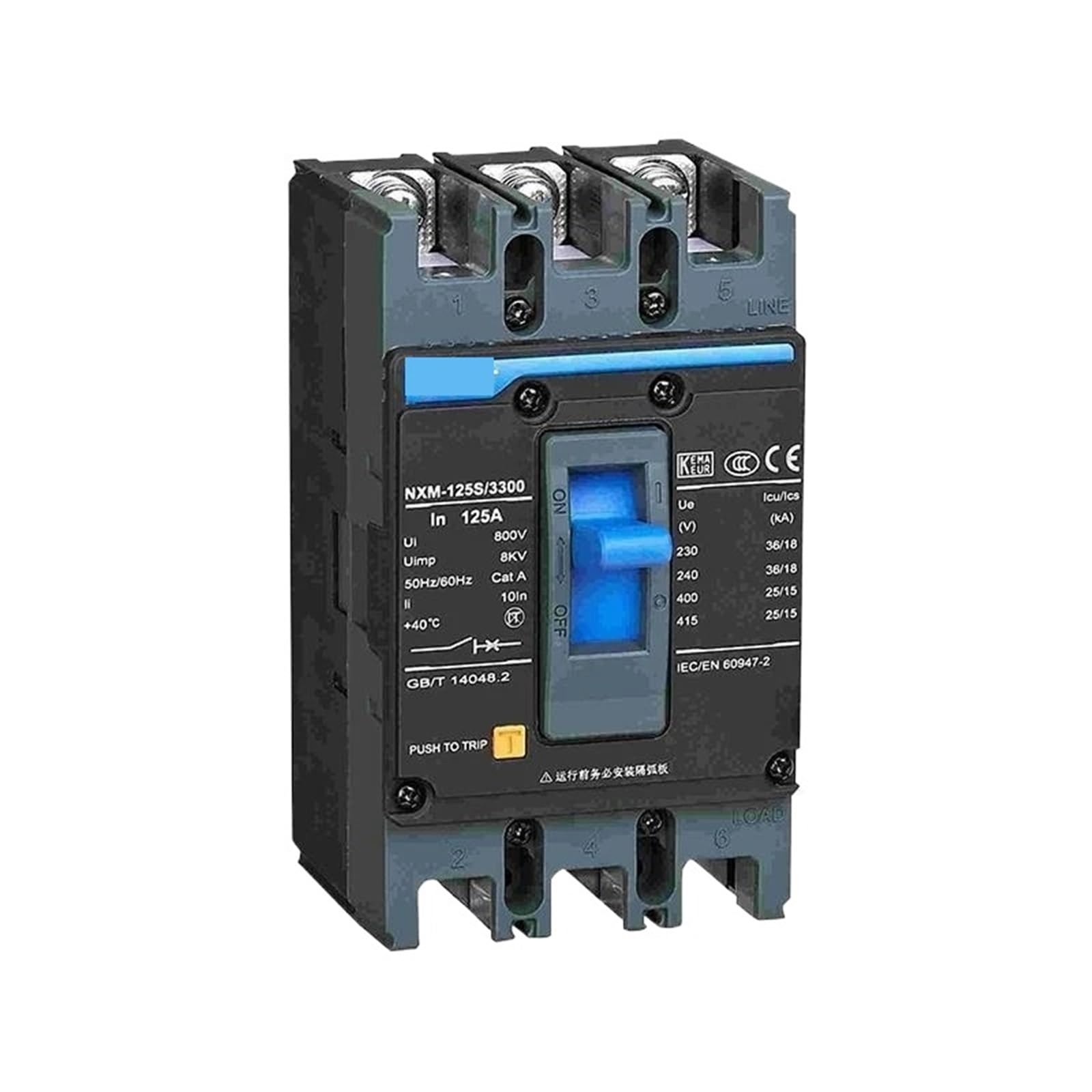 Disjoncteur NXM-125S avec coupure 4P 100A haute performance