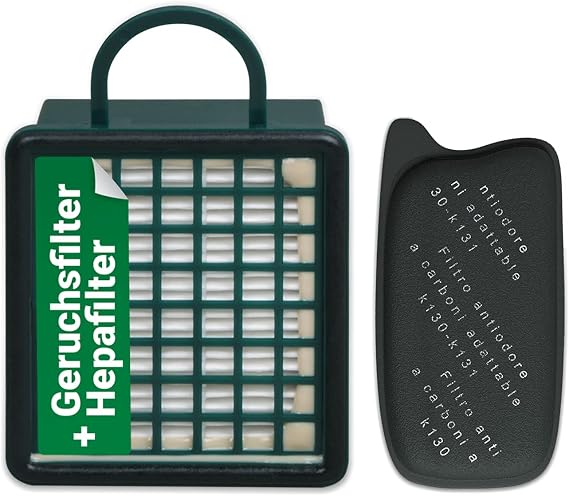 Set di filtri antiodore, filtro ai carboni attivi e filtro HEPA per  aspirapolvere Folletto VK130 VK131 VK131SC ricambio per aspirapolvere  Vorwerk FL-A13 FL-H13 microfiltro per aspirapolvere a mano : Amazon.it:  Casa e