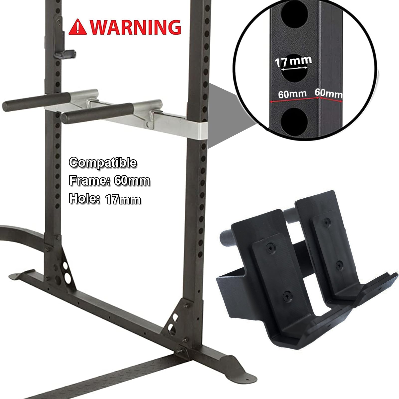 Amazon | パワーラックJフック 60mmベゼルに対応 スクワットラック j