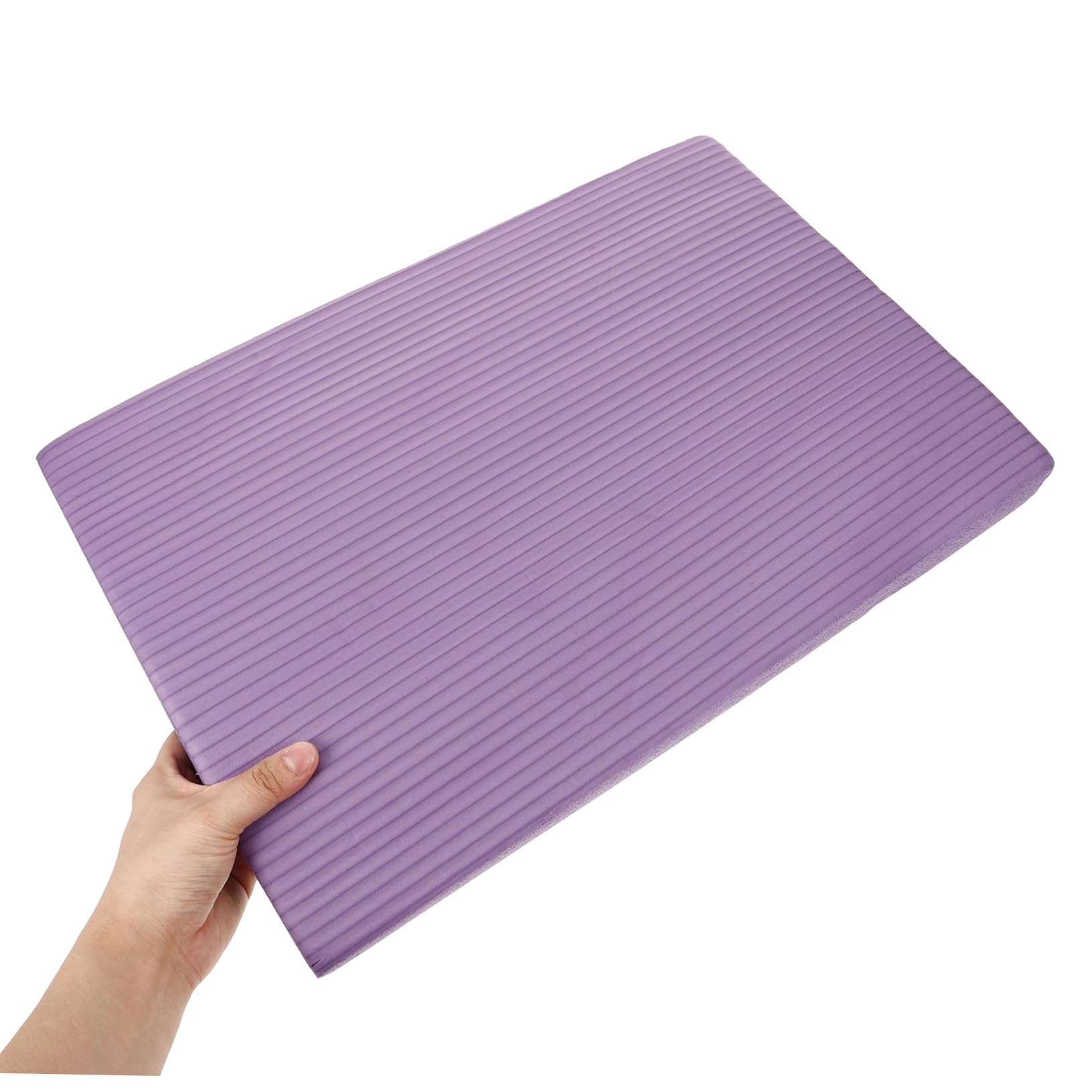 WOONEKY Tappetino Yoga Bilanciamento in Nbr Porpora, Morbido e Versatile Design Elegante, per Allenamento di Stabilità e Yoga, Facile da Riporre, Misura 44x30x4,5cm