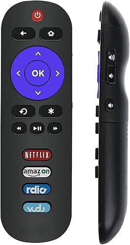 RC280 RC282 Reemplazo universal para control remoto TCL-ROKU-TV, compatible con televisores Roku Westinghouse, Philips, ONN, Hitachi, Element,