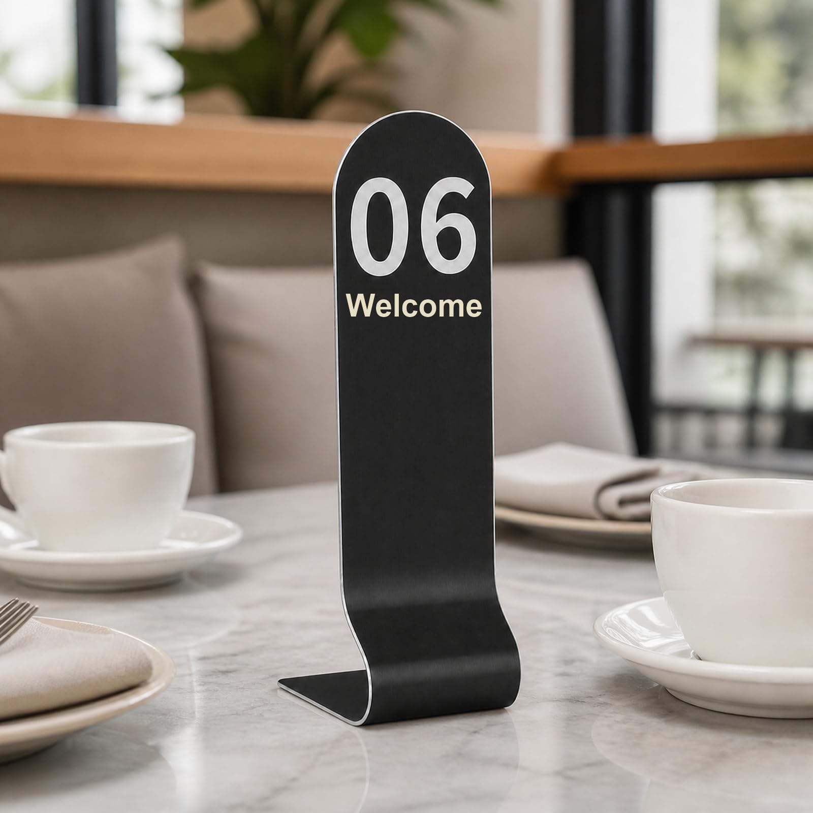 Numery stołów restauracyjnych, numery stołów stalowych, tablice numeryczne, wielokrotnego użytku, można układać w stos, łatwe do czyszczenia, na bankiety, do restauracji, na imprezy i
