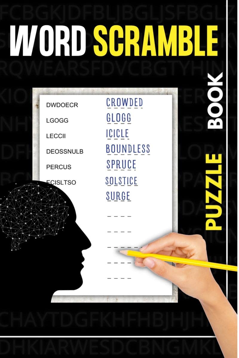 Buy Word Scramble Puzzle Book Stress